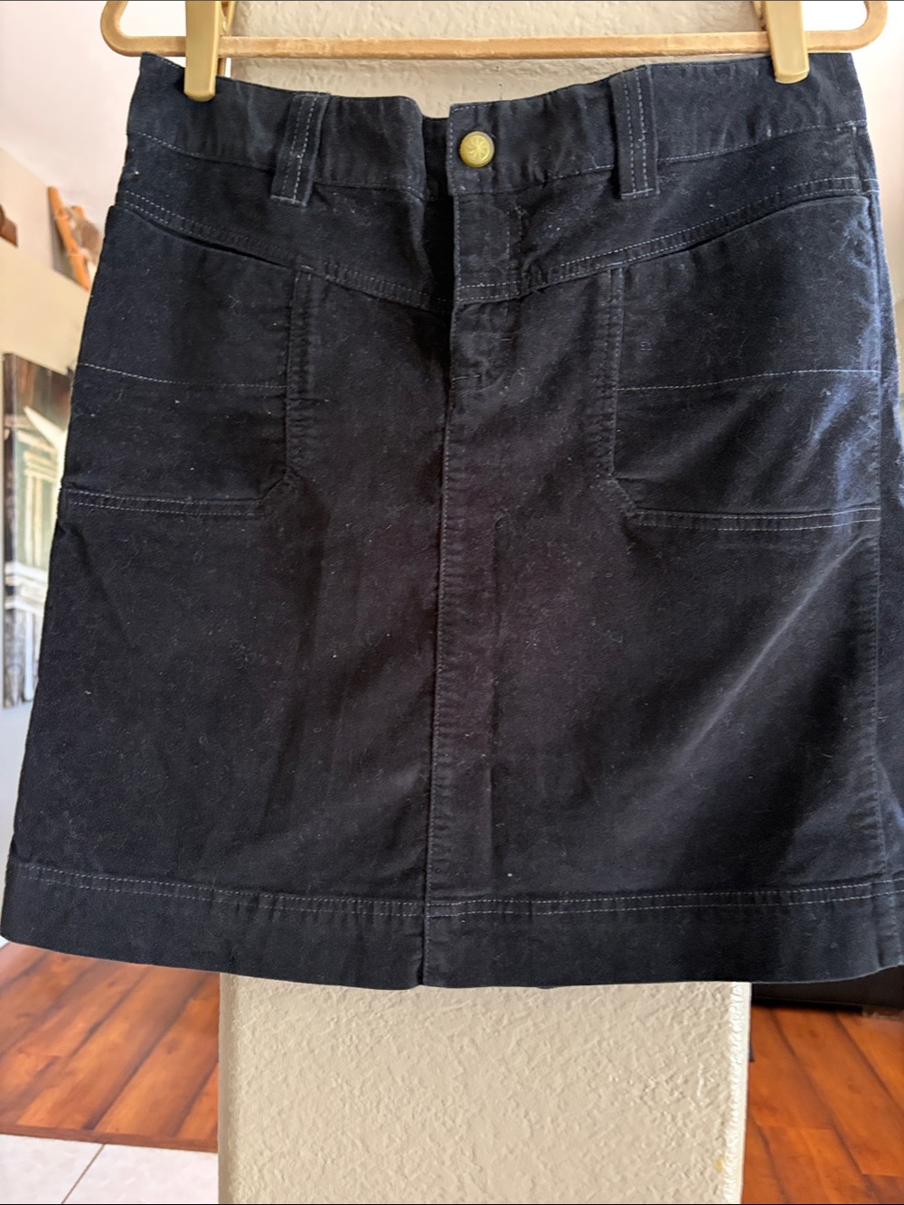 Athleta Black Skirt with Front Pockets